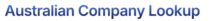 Company Lookup AU